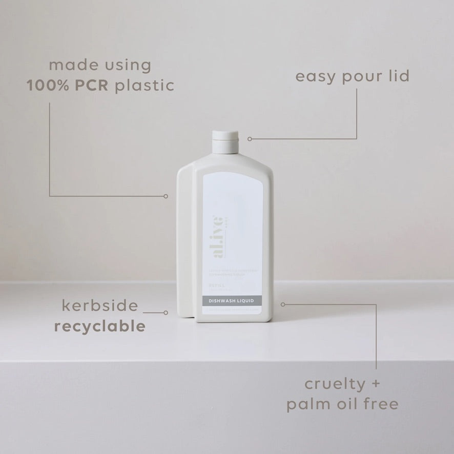 1 L Dish Wash Refill - Lemon Myrtle & Honeydew