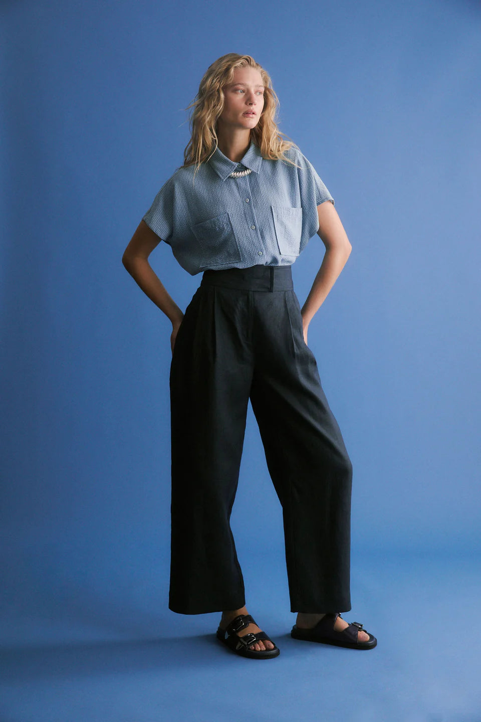 Lejer Pant - Navy