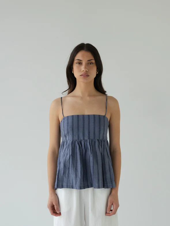 Go to Top - Denim Stripes