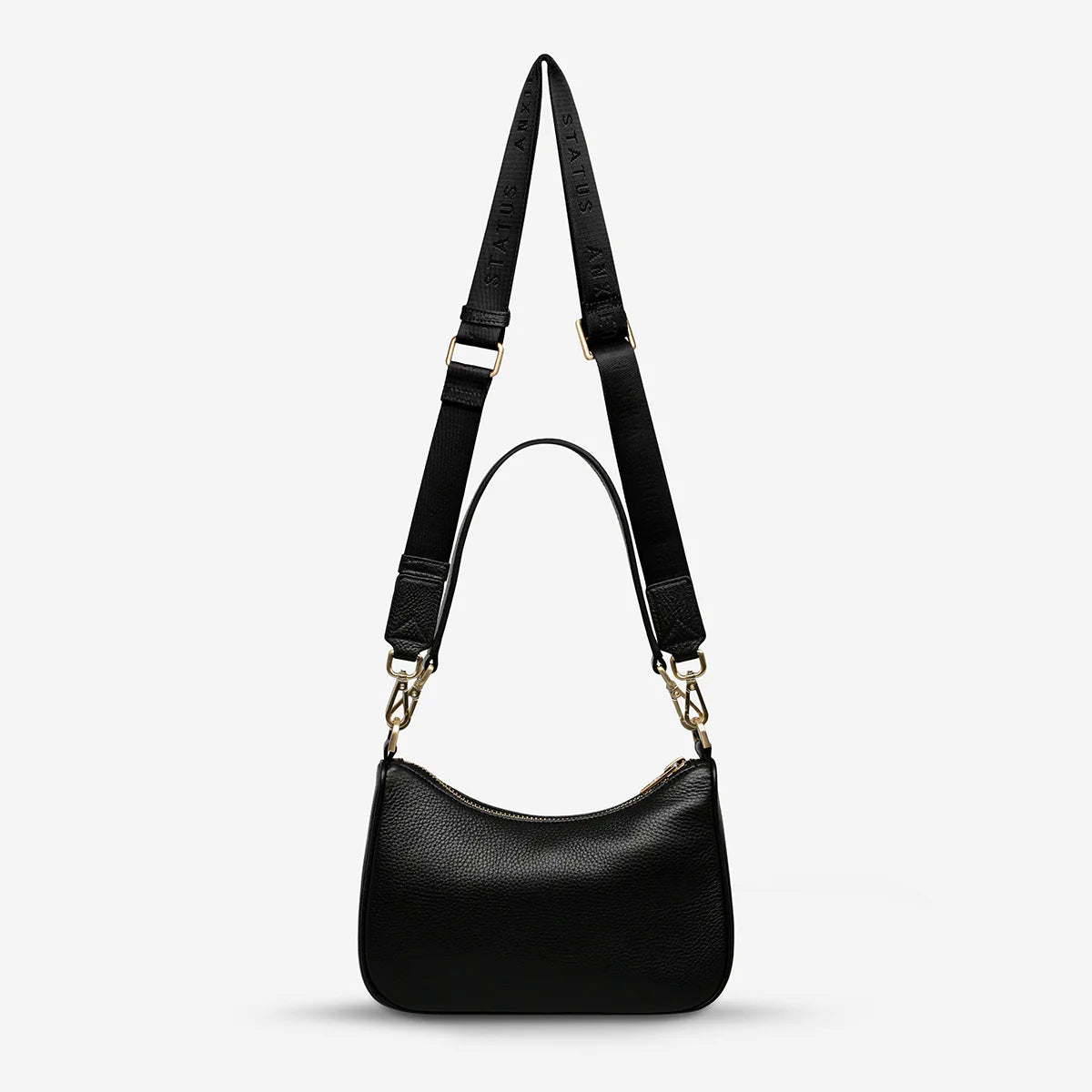 Look Both Ways Bag - Black/Brushed Gold