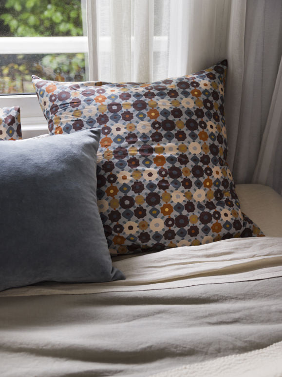 Lisbon Euro Pillowcase - Cloud/Multi