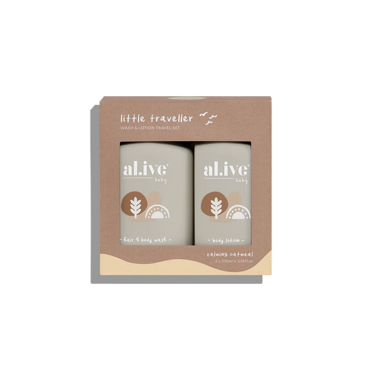 Little Traveller - Wash & Lotion Travel Set Calming oatmeal