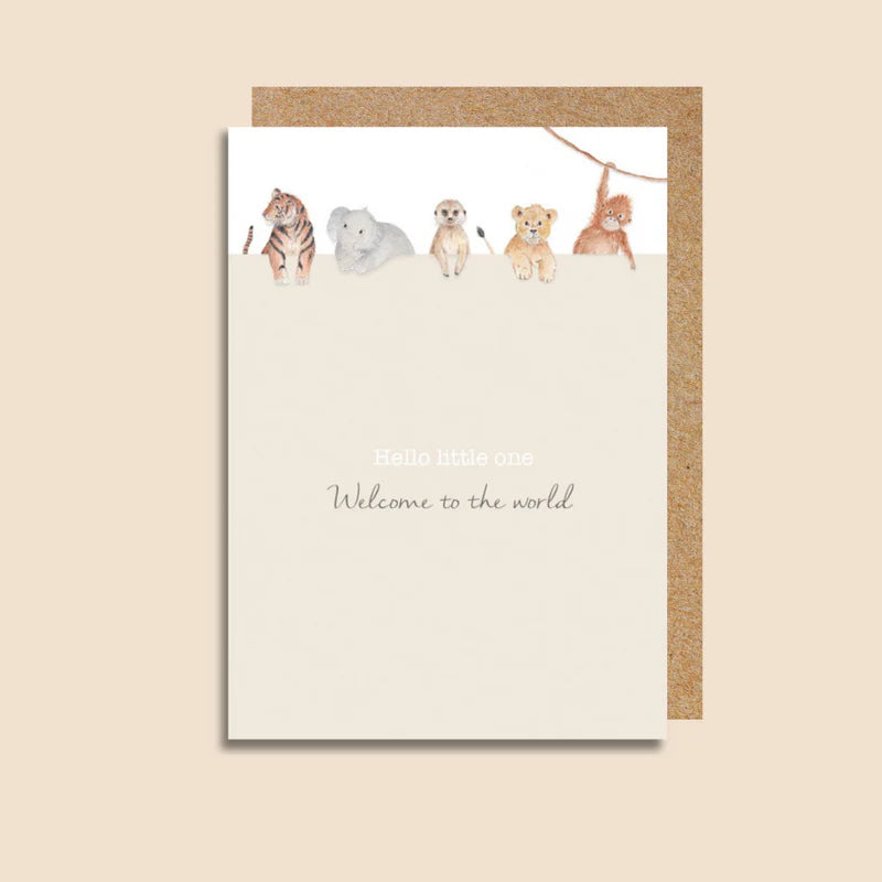 Welcome to the World Safari - Card