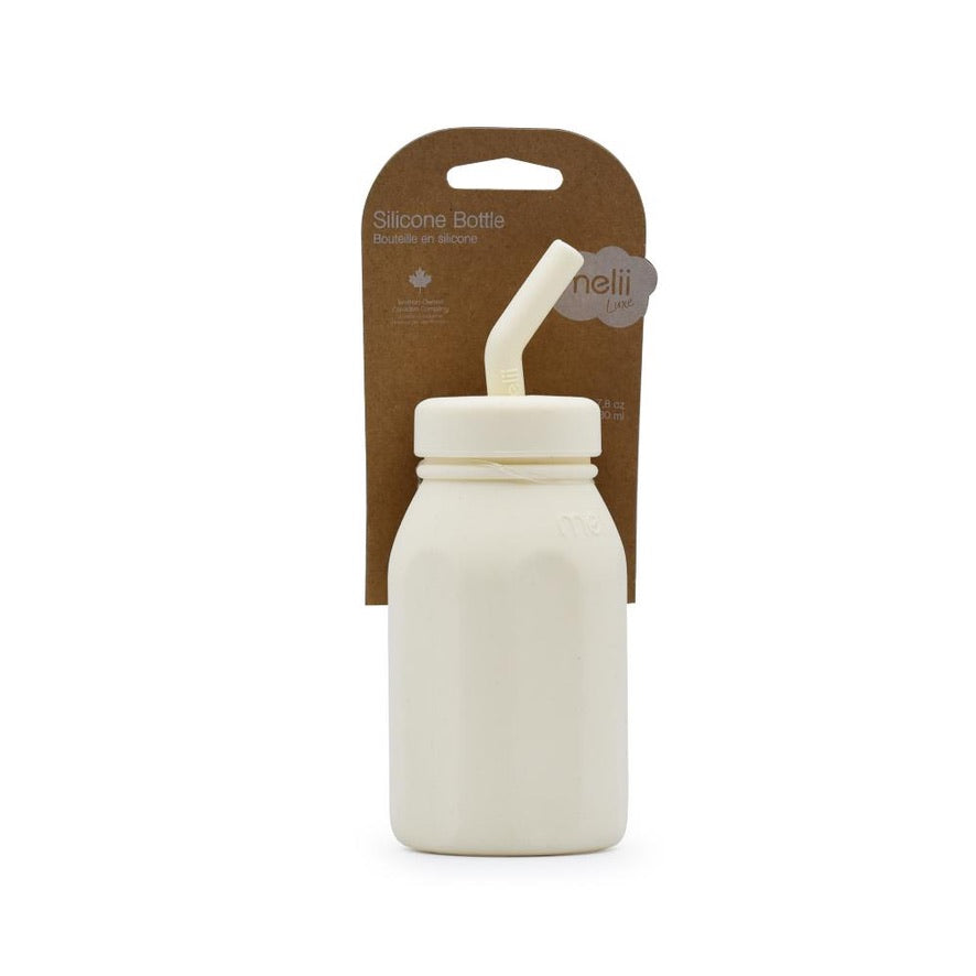 Melii Silicone Milk Bottle - Luxe Ivory