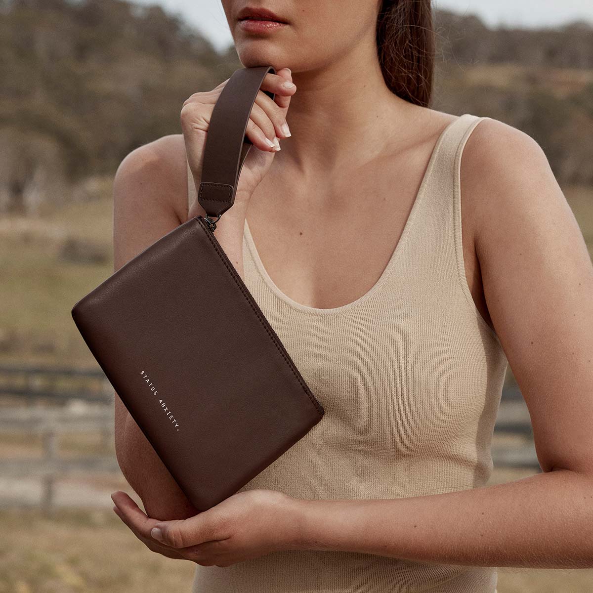 Take Your Chances Wallet - Cocoa Nappa