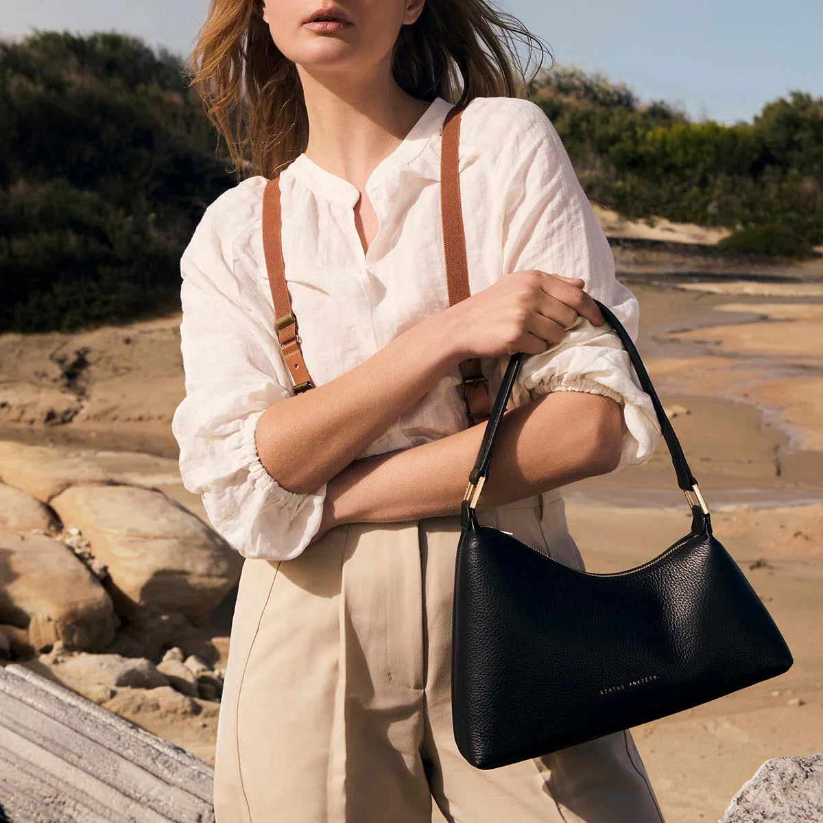 Reverie Bag - Black/Brushed Gold