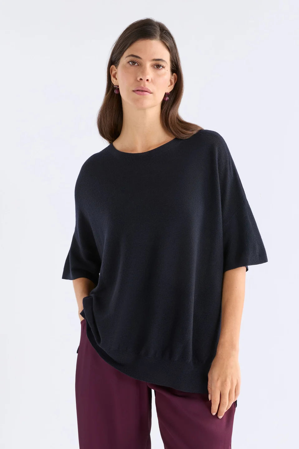 Kita knit top - Midnight