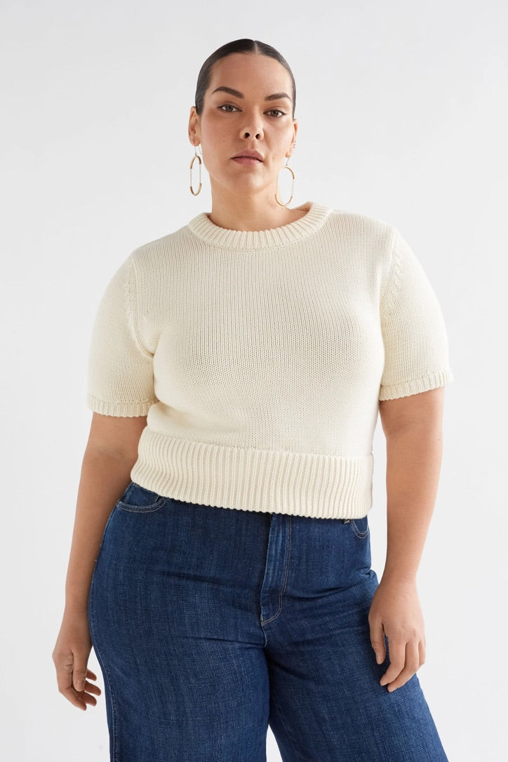 LUFT KNIT TOP - White