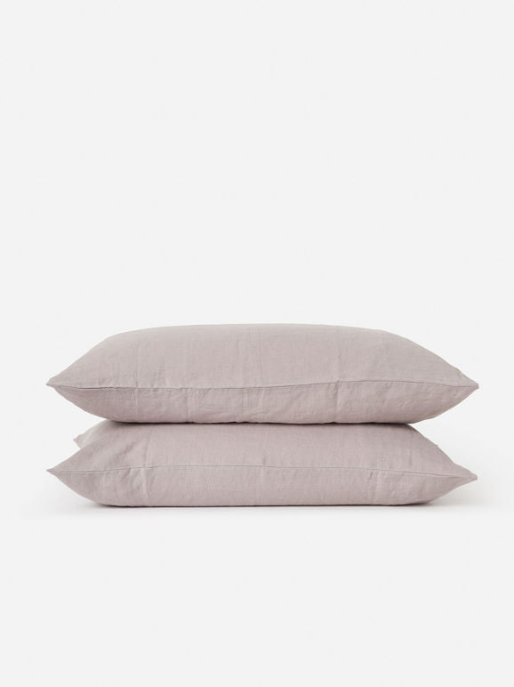 Pansy Linen Pillowcase Pair