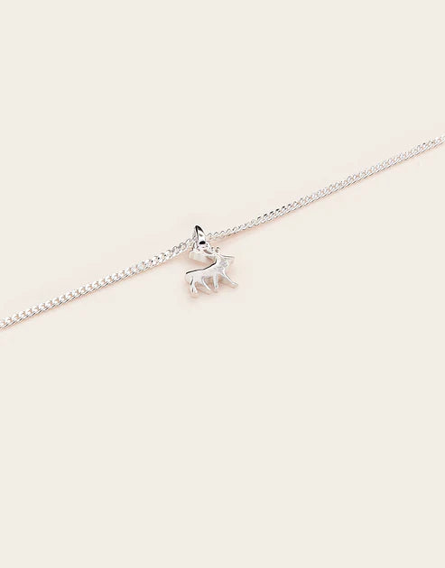 Hunter Gatherer stag necklace - Sterling silver