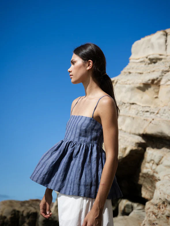 Go to Top - Denim Stripes