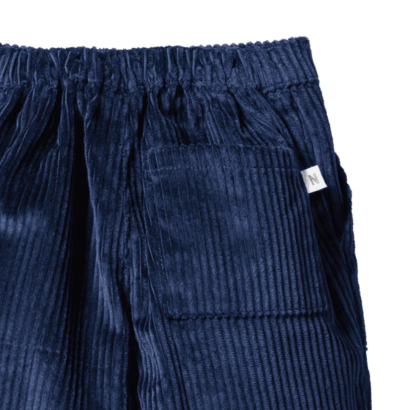Teddy Cord Pants - Navy