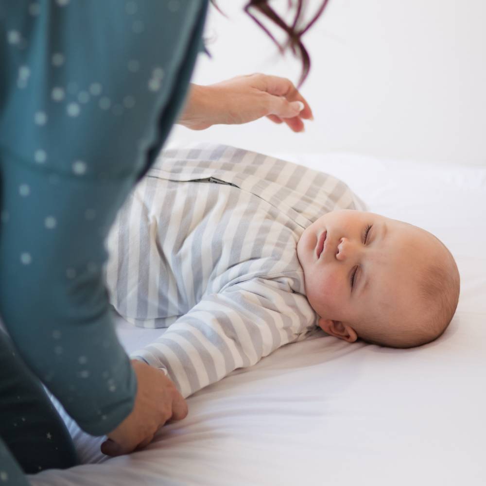 Woolbabe Duvet Sleeping Bag with Sleeves - Pebble