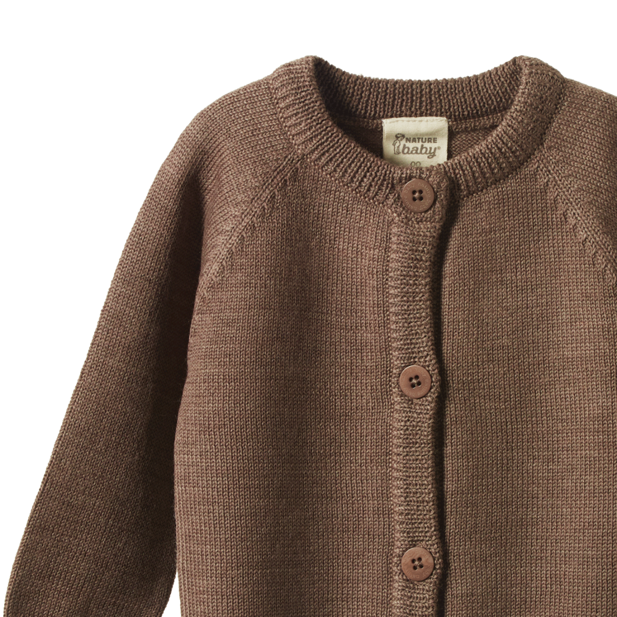 Merino knit cardigan - Cub marl