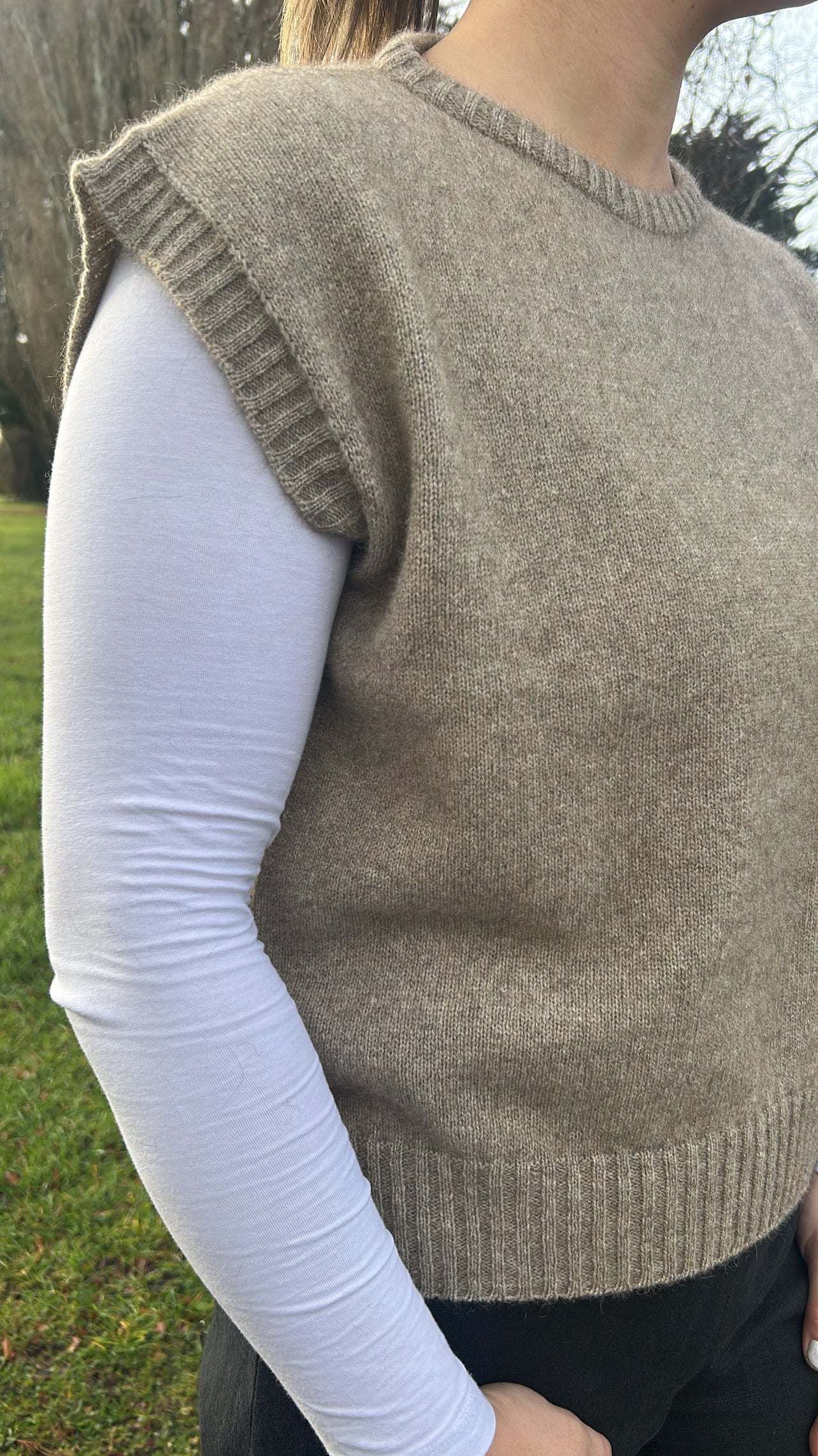 Serene vest - Natural