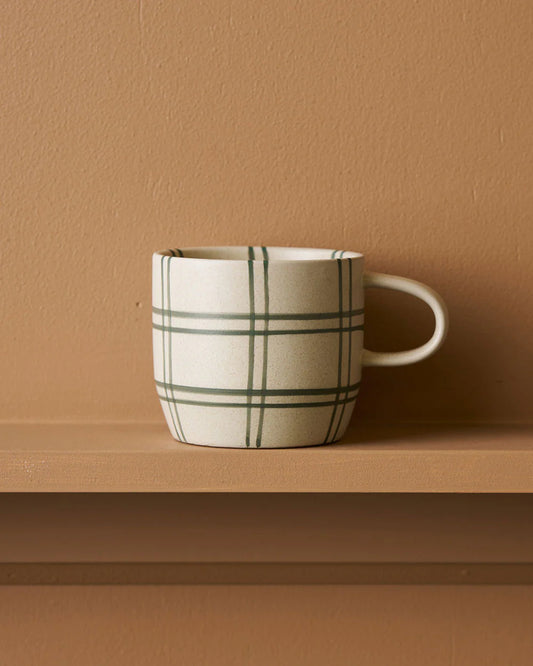 Green Linear Mug - Cat's Pyjamas