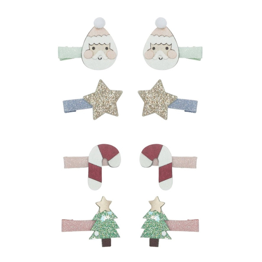 Santa Mini Clips CHRISTMAS