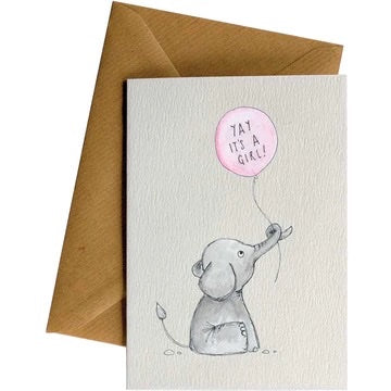 Yay A Girl - Card