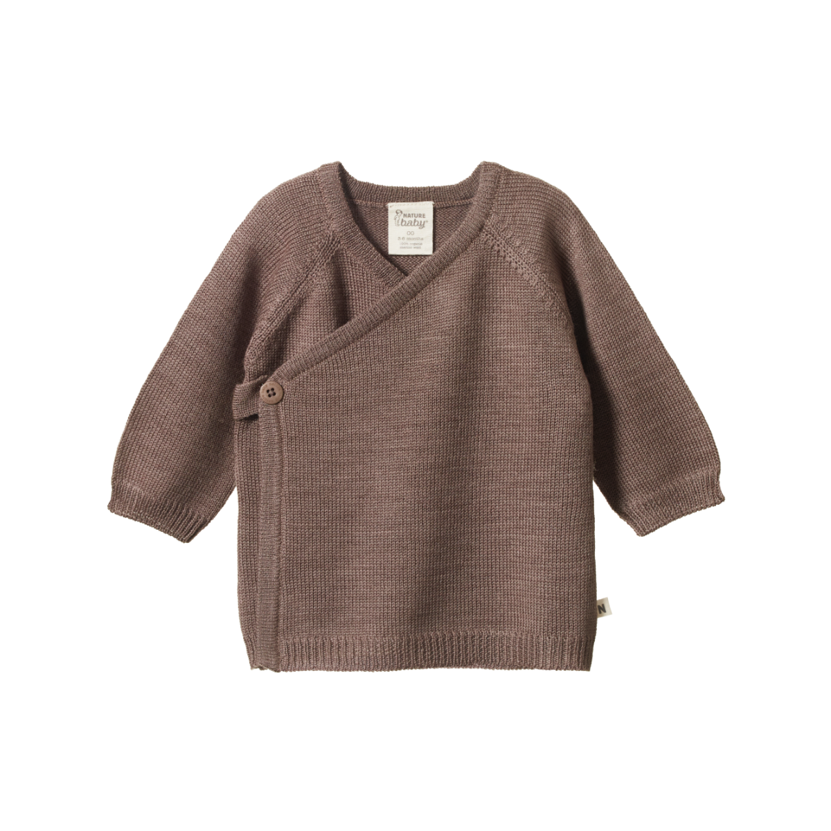 Merino knit kimono jacket - Cub marl