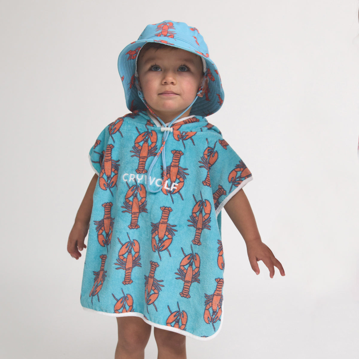 Baby Hooded Towel- Little Lobster