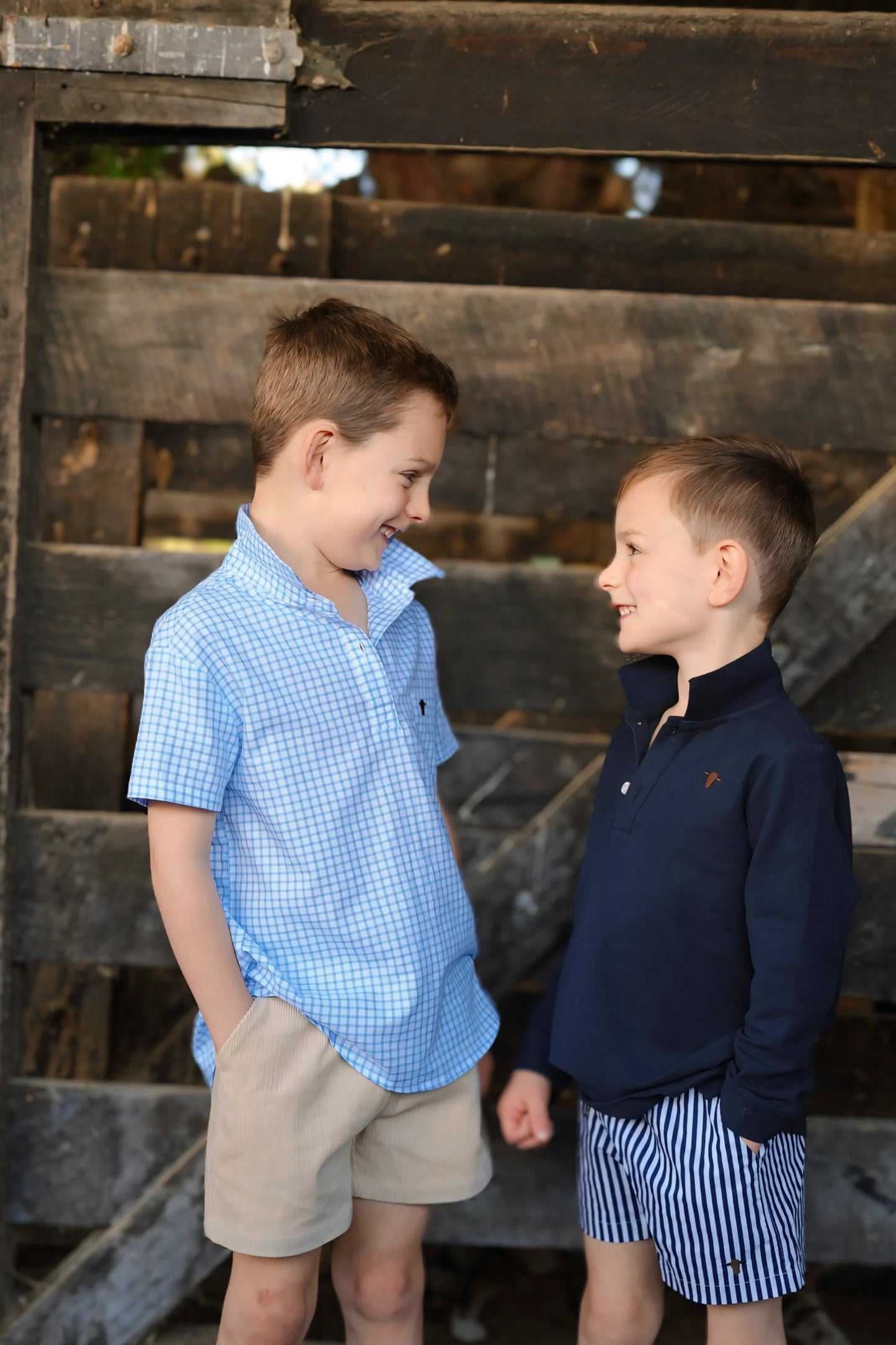 Cooper Shirt - Baby blue check