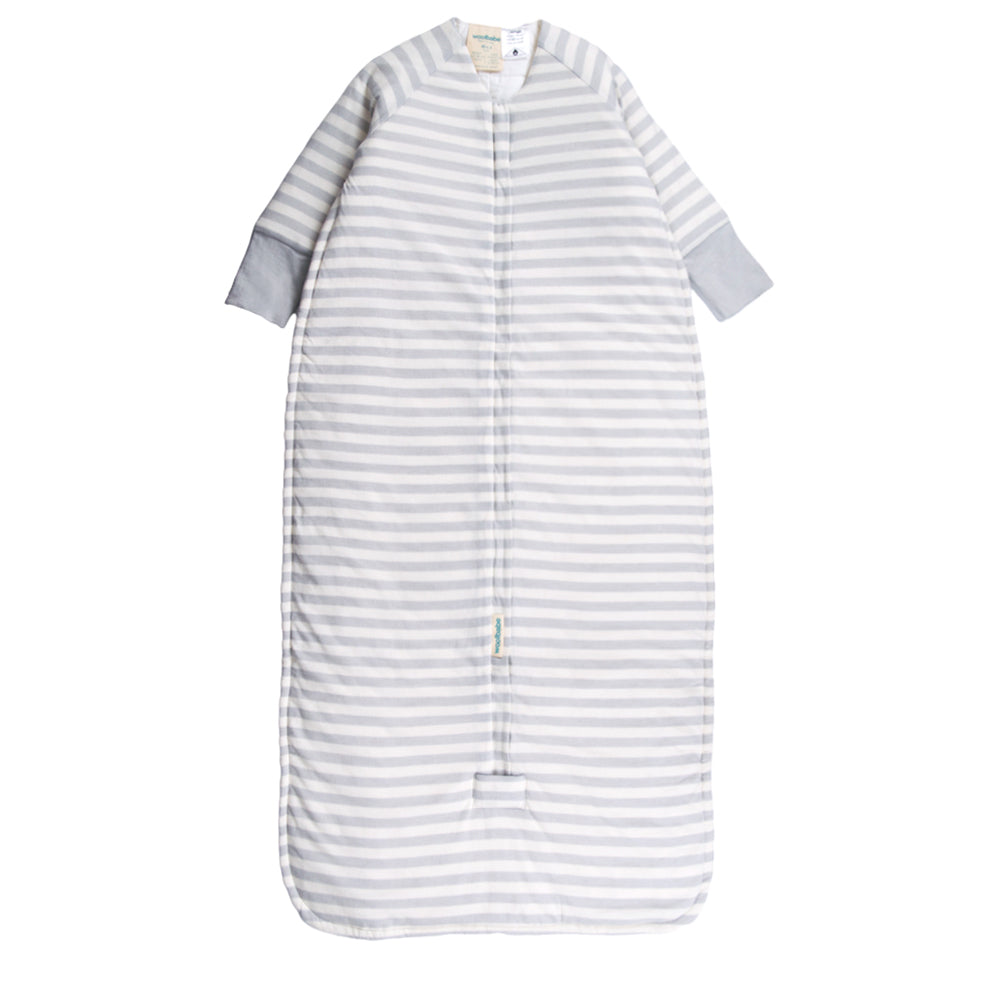 Woolbabe Duvet Sleeping Bag with Sleeves - Pebble