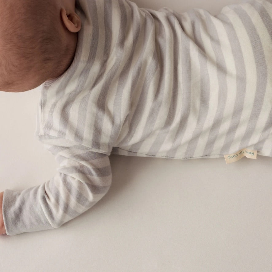 Merino/Organic Cotton PJ Suit - Pebble