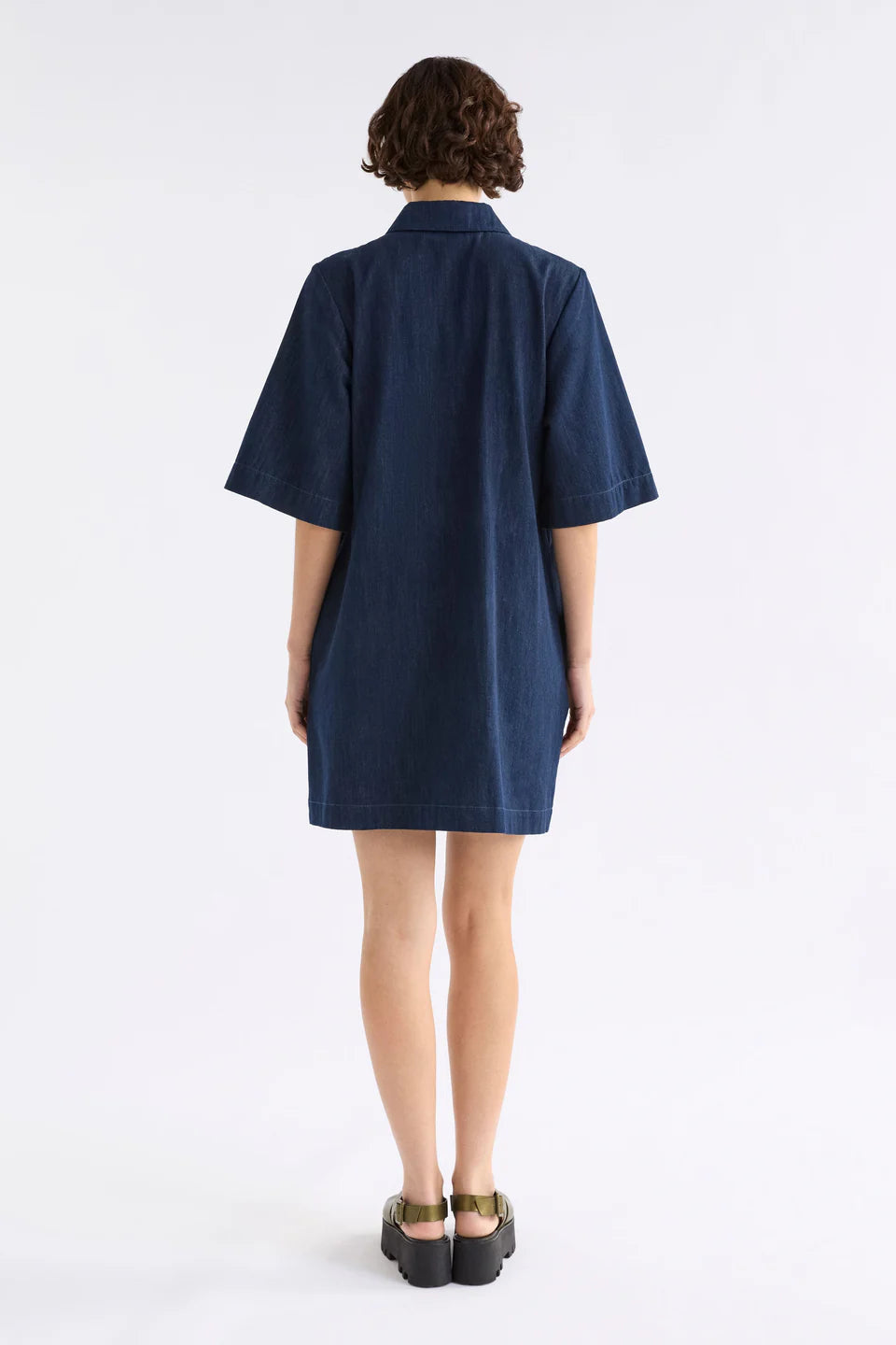 Dennem Dress - DARK BLUE RINSE