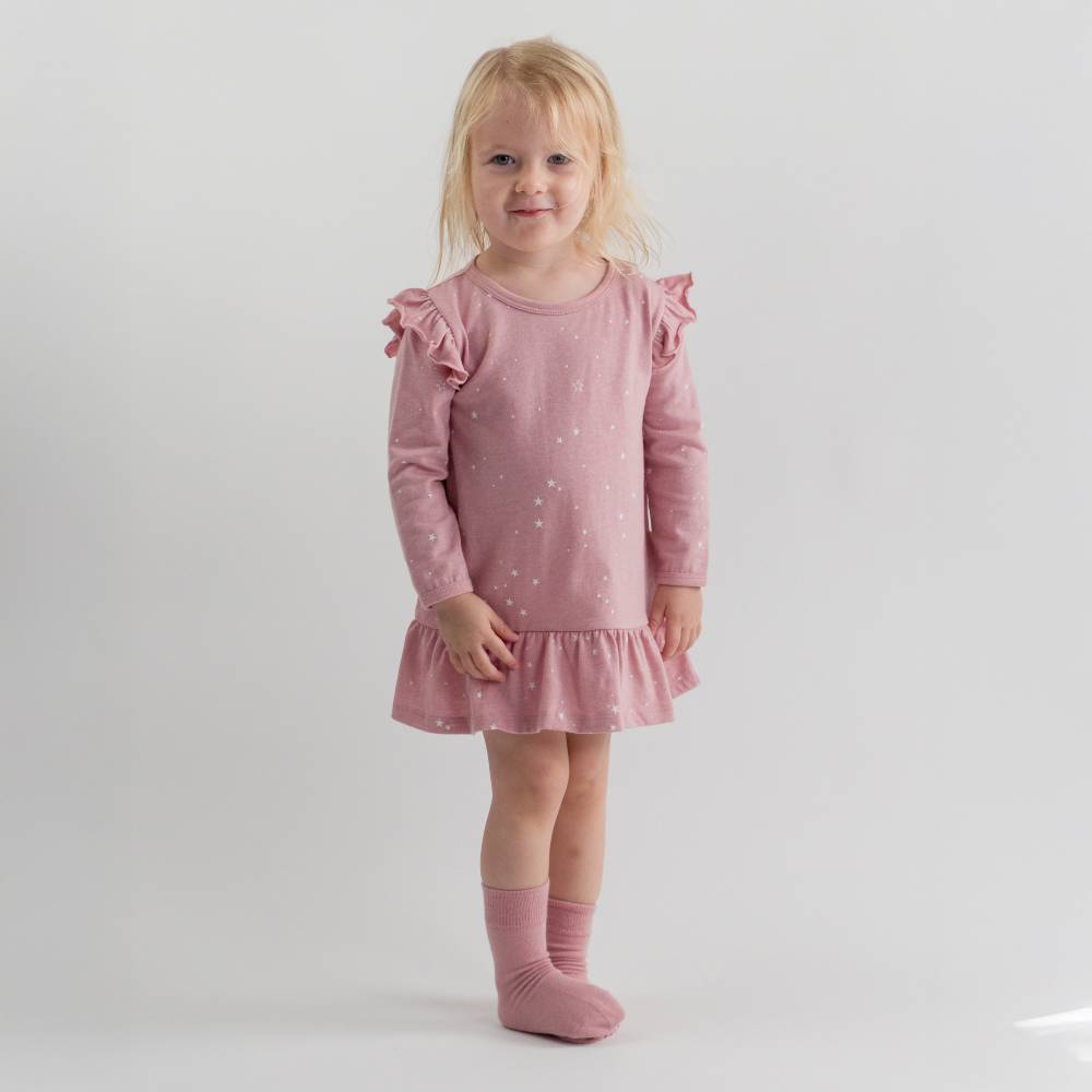 Woolbabe Merino & Organic Cotton Sleepy Socks - Dusk