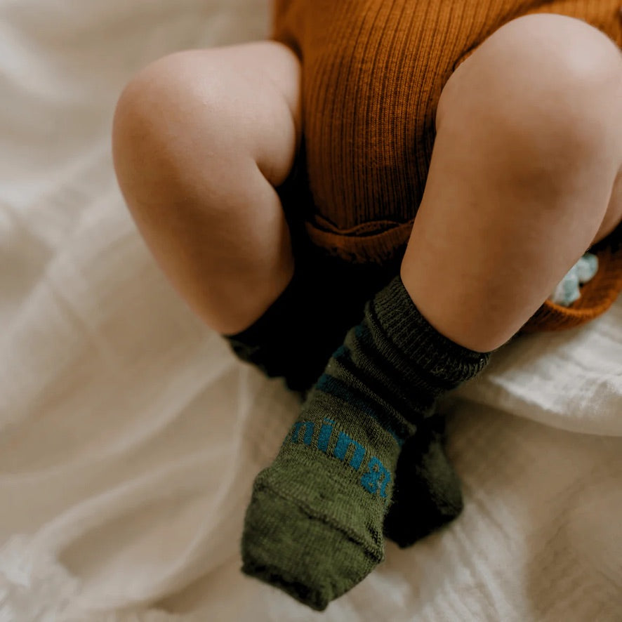 Merino Wool Crew Socks | Bandit | Baby & Child