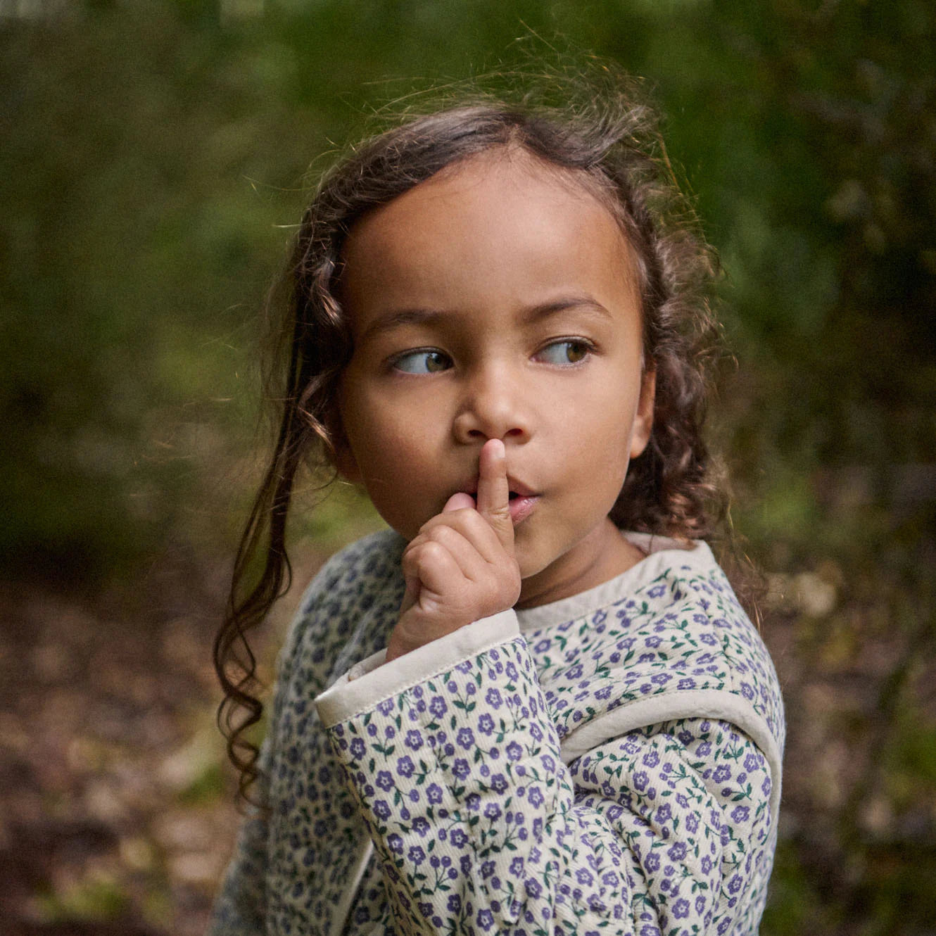 Edith Quilted Jacket - Briarwood Heron Print