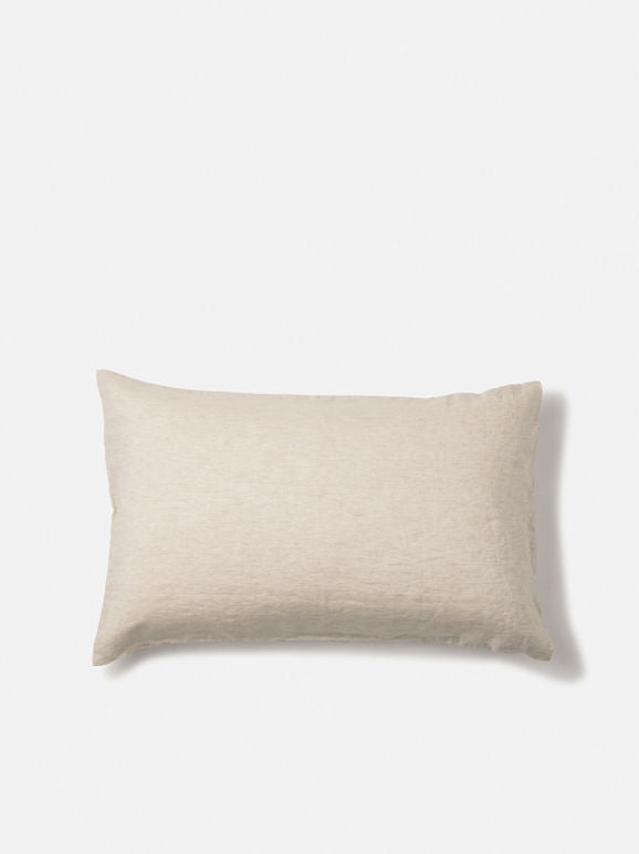 Chambray Linen Pillowcase Pair - Oatmeal