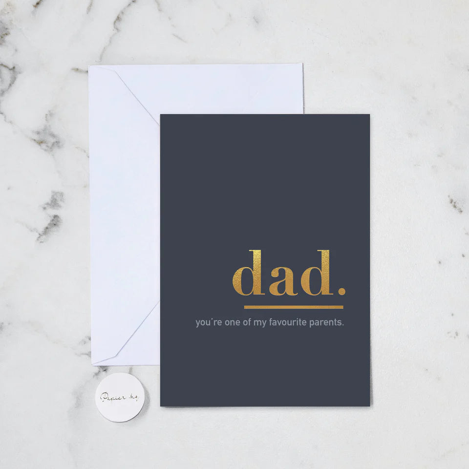 DAD FAVOURITE PARENT GREETING CARD