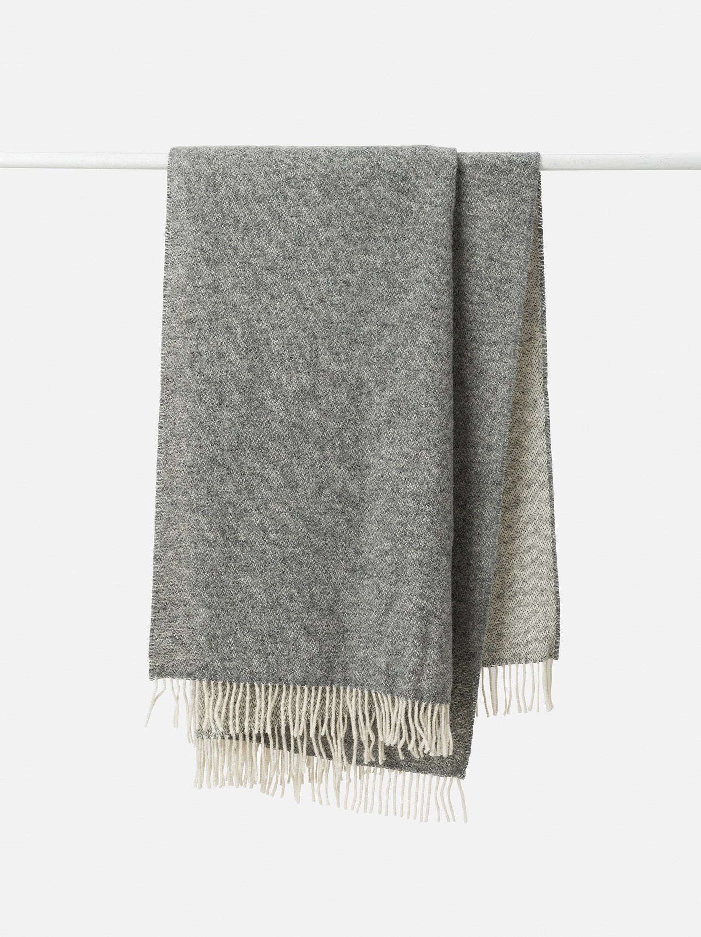 Wool Throw - Grey