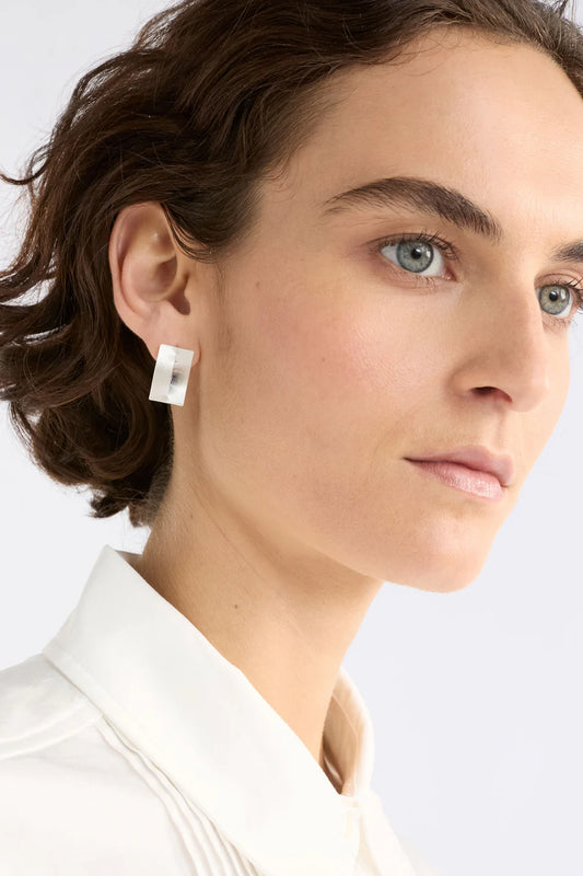 Trel Stud Earring - Silver