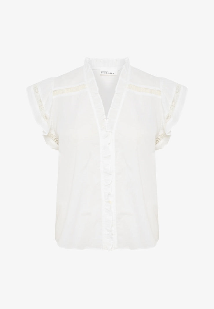 OMMI TOP - BRIGHT WHITE