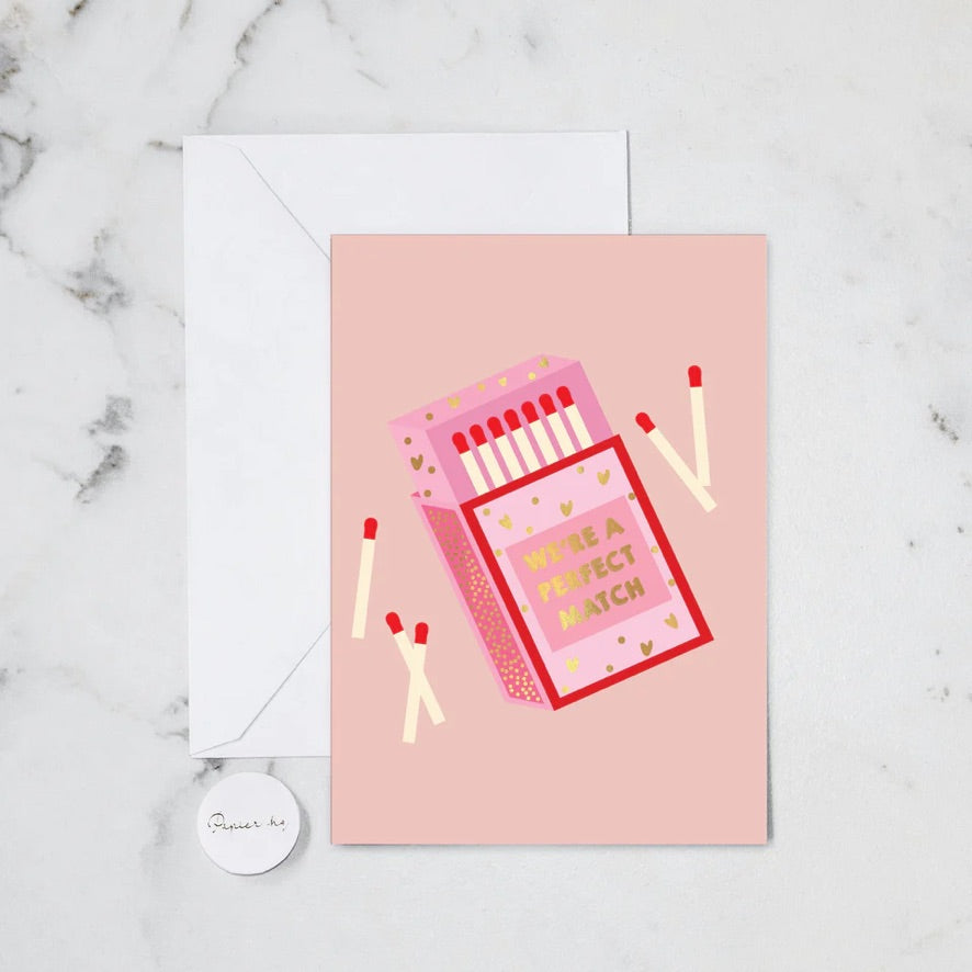 PERFECT MATCH GREETING CARD