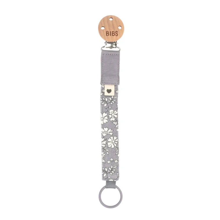 Liberty Pacifier Clip - Capel/Fossil Grey