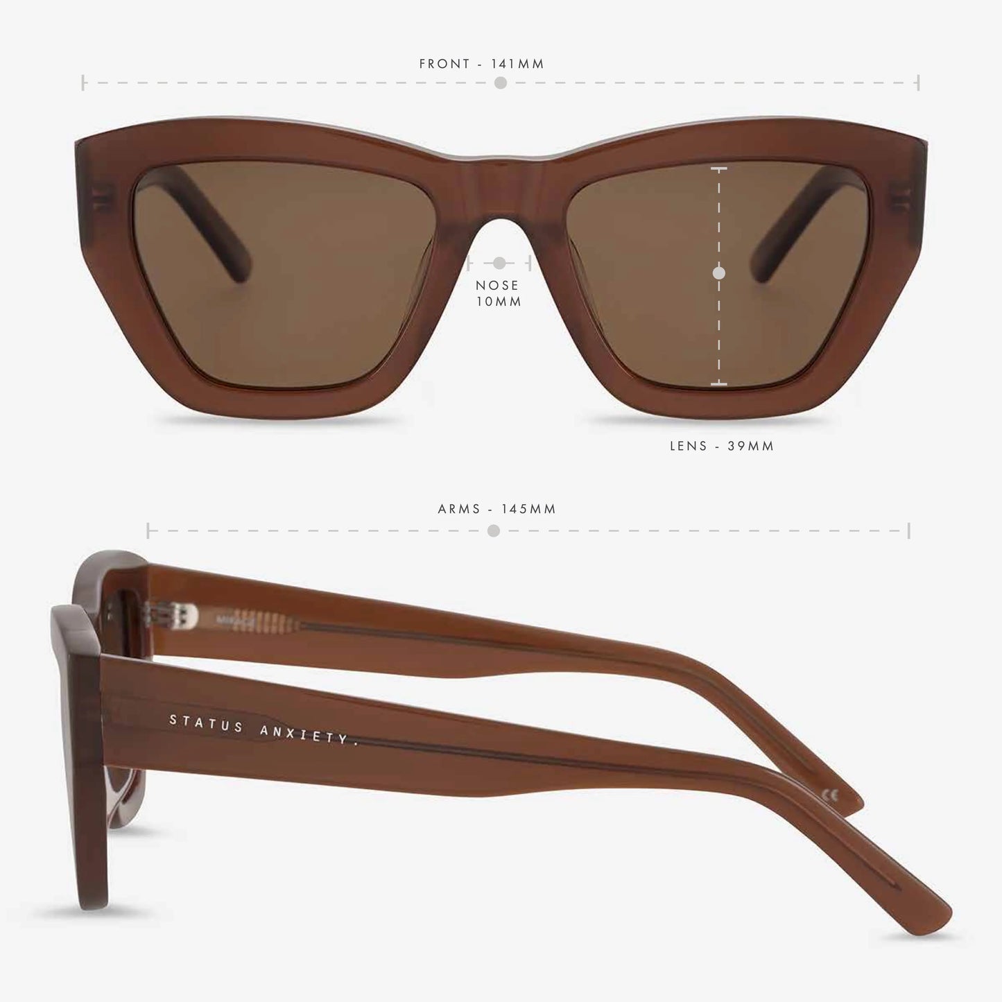 Mirage Sunglasses - Brown