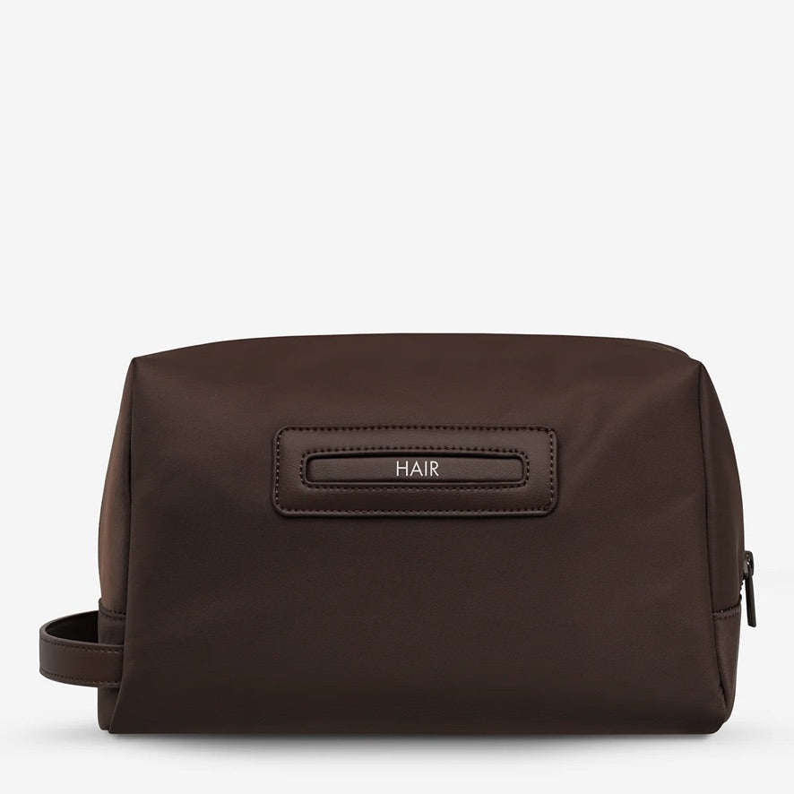 Hunter Recycled Toiletry Bag Large - Truffle