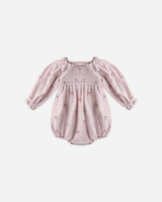 Eden romper - Lilac bows