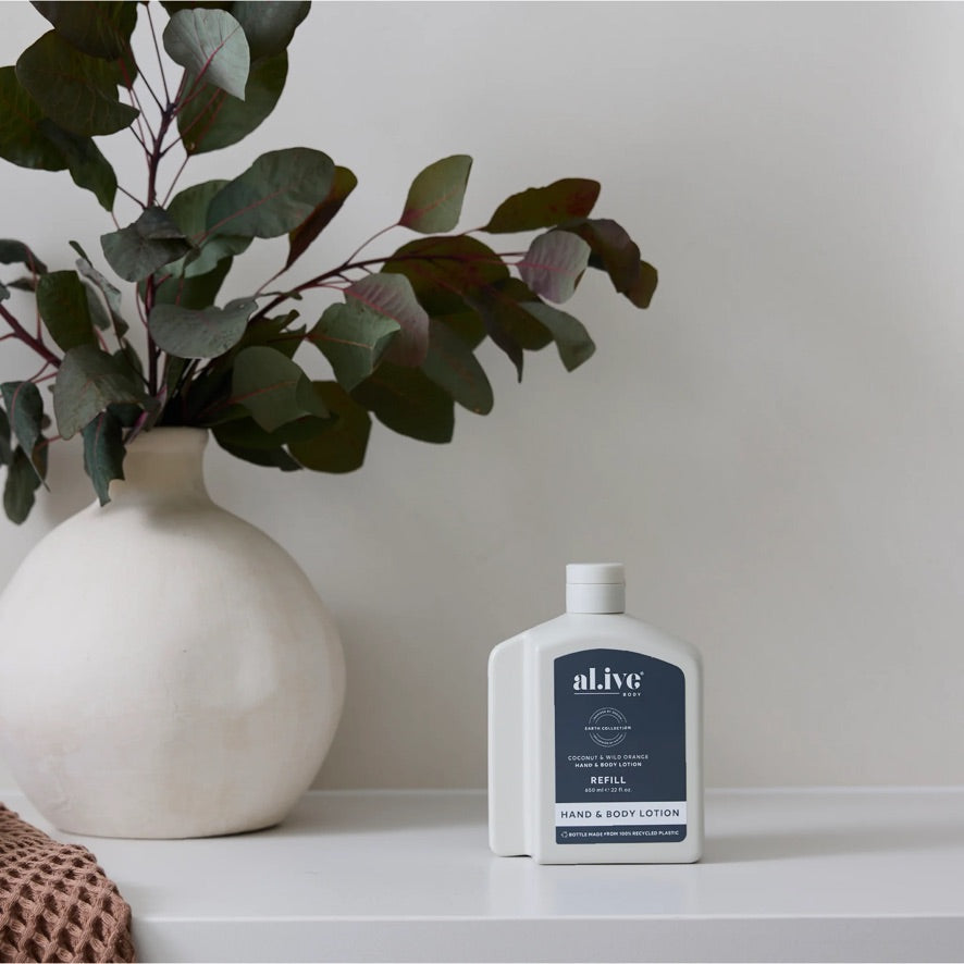 650ml Lotion Refill - Coconut & Wild Orange