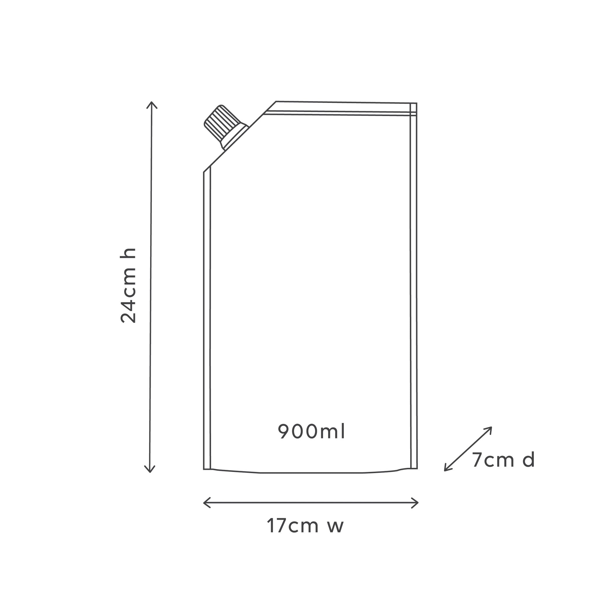 900ml Kitchen Bench Spray Refill - Lemon & Pomegranate