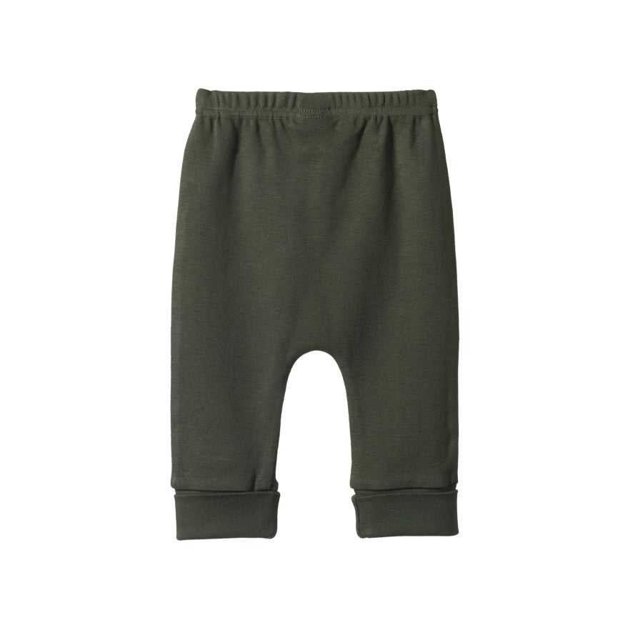 Cotton drawstring pants - Thyme