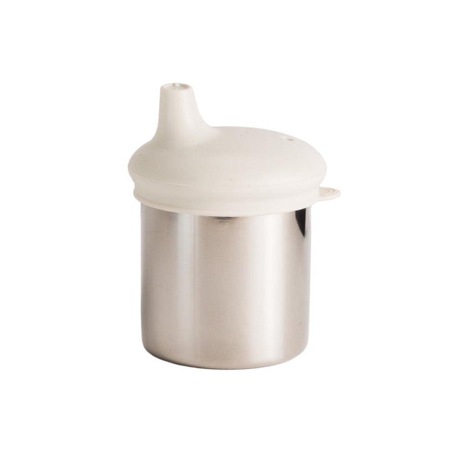 Nestling Stainless Insulated Sip & Straw Cup - Oat