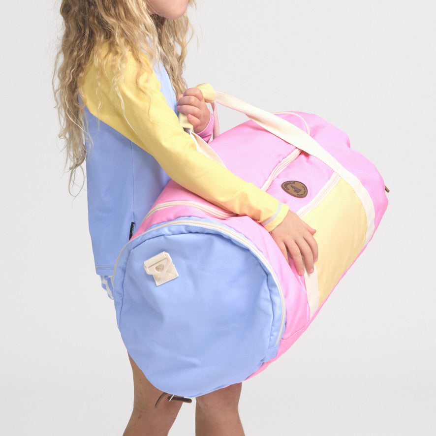 Packable Duffle Bag - Pop Colourblock