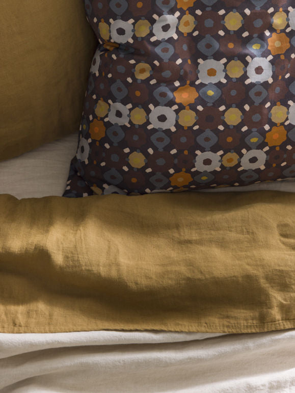 Lisbon Euro Pillowcase - Blue Black / Multi