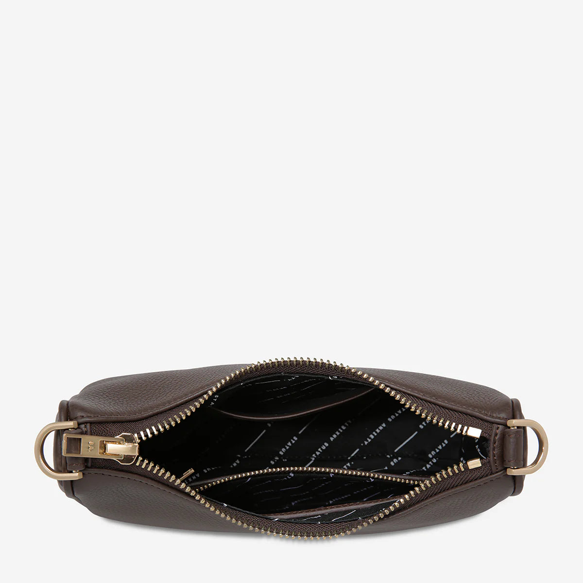 Look Both Ways Bag - Cocoa/Brushed Gold