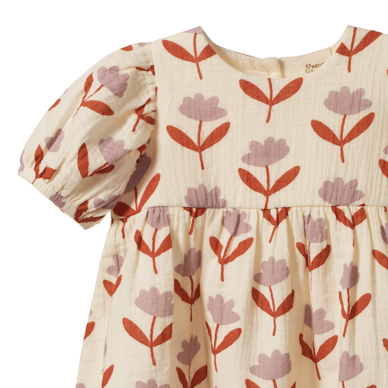 Albertine dress - Muslin Fleurette print