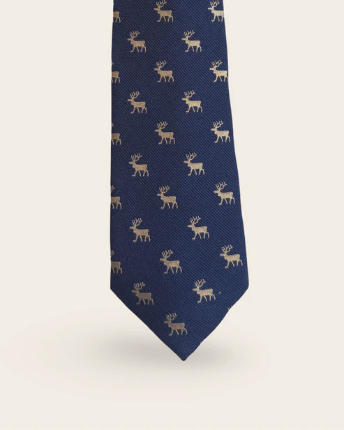 Sheep neck tie - Navy
